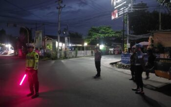 Personel Gabungan Polres Bima Kota Laksanakan Patroli Malam dan Patroli Menjelang Sahur Selama Bulan Suci Ramadhan 1446 H