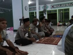 Polsek Pajo Gelar Tarawih Keliling, Pererat Silaturahmi dan Jaga Keamanan Ramadan