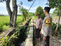 Bhabinkamtibmas Labuapi Ajak Petani Wujudkan Ketahanan Pangan