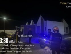 Polres Sumbawa Gencarkan Patroli Subuh Untuk Pastikan Keamanan Saat Sahur