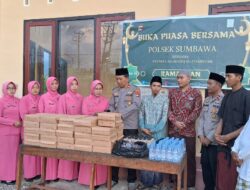 Tingkatkan Sinergitas Dengan Masyarakat, Polsek Sumbawa Gelar Buka Puasa Bersama