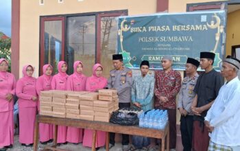 Tingkatkan Sinergitas Dengan Masyarakat, Polsek Sumbawa Gelar Buka Puasa Bersama