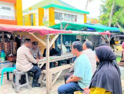 Sat Binmas Polres Bima Kota Gelar Giat Jumat Curhat di Lapangan Pahlawan Rabadompu Barat
