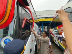 Kapolres Bima Kota Pimpin Sosialisasi Mudik Aman Keluarga Nyaman dan Layanan Kepolisian 110