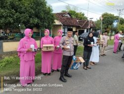 Polsek Buer dan Polsek Utan Laksanakan Pembagian Takjil untuk Masyarakat