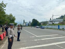Pos Pengamanan Ops Ketupat Rinjani 2025, Polres Bima Kota Wujudkan Keamanan dan Ketertiban Lebaran
