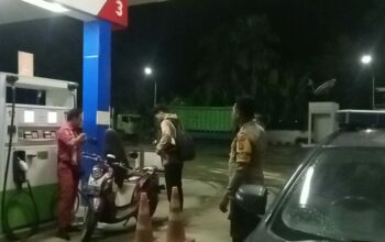 Jaga Kamtibmas, Polsek Alas Barat Laksanakan Patroli Subuh Menjelang Sahur Selama Bulan Ramadhan