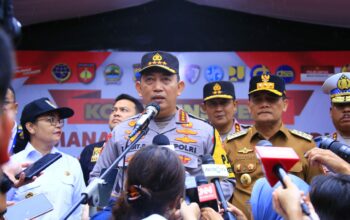Tinjau Kalikangkung, Kapolri Tegaskan Rekayasa Lalin Efektif Bikin Arus Mudik Lancar