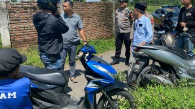 Berkat Informasi Warga, Polsek Kediri Temukan Sepeda Motor Diduga Hasil Curian di Tanah Kosong