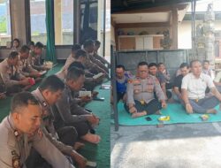 Binrohtal Polres Lombok Barat, Kuatkan Mental dan Iman Personel