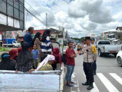 Polres Loteng Imbau Masyarakat Tidak Gunakan Mobil Bak Terbuka Saat Libur Lebaran.