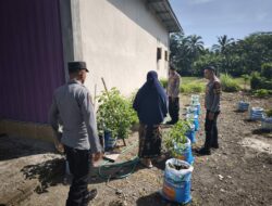 POLRES LOMBOK TENGAH APRESIASI MASYARAKAT MANFAATKAN LAHAN PEKARANGAN UNTUK PEKARANGAN BERGIZI