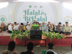 Halal Bihalal di Ponpes Manhalul Ma’arif, Kapolres Loteng Sumbang Al-quran Dan Semen.