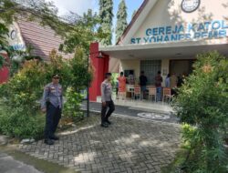 Polres Loteng Jaga Ketat Rumah Ibadah dan Gereja, Amankan Rangkaian Ibadah Paskah.