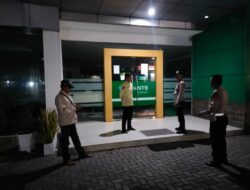 Patroli Rutin Polres Loteng Pantau Obyek Vital Cegah Aksi Kriminalitas Pada Malam Hari.