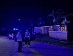 Patroli Malam Polsek Kuripan Intensifkan Keamanan Perumahan Mudik