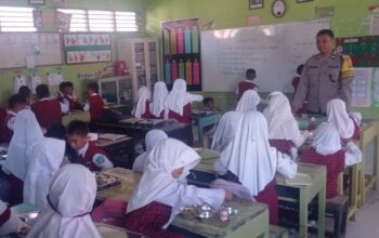 Polsek Gerung Kawal Ketat Program Makan Bergizi Gratis, Pastikan Berjalan Lancar dan Tepat Sasaran