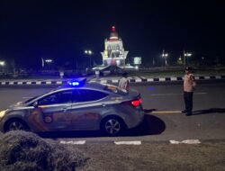 Polsek Kediri Intensifkan Patroli Blue Light Cegah Kriminalitas di Jalur BIL