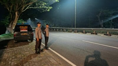 Polsek Kuripan Tingkatkan Patroli Malam Cegah Kejahatan Jalanan