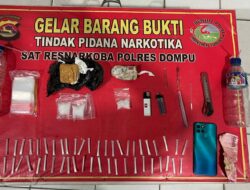 Satresnarkoba Polres Dompu bekuk pengedar sabu 26,11 gram setelah drama penyergapan