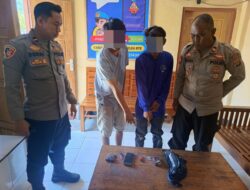 Pergoki Tengah Transaksi Narkoba, Polsek Moyo Hilir Amankan Dua Pria