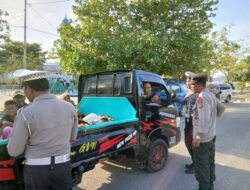 Sat Binmas Polres Bima Kota Laksanakan Cooling System, Berikan Himbauan Kamtibmas kepada Para Sopir