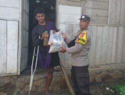 Bhabinkamtibmas Tanju Beri Bantuan Kepada Warga Disabilitas: Wujud Kepedulian Polri Terhadap Sesama