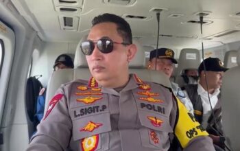 Kapolri Pantau Arus Balik Lebaran di Tol Cipali via Udara