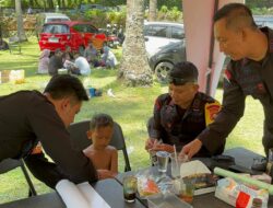 Anak Hilang di Pantai, SAR Brimob Polda NTB Gerak Cepat Temukan Orangtuanya