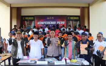 Kerja Hebat, Polres Bima Kota Ungkap 42 Kasus Narkoba dengan 57 Tersangka Selama Januari–Maret 2025