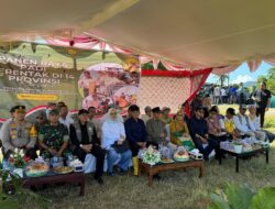 Kapolres Sumbawa Bersama Forkopimda Sumbawa Ikuti Panen Raya Serentak Secara Virtual di Kecamatan Moyo Hilir