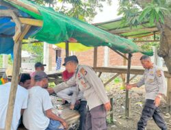 Sat Binmas Polres Bima Kota Laksanakan “Cooling System” dan Himbauan Kamtibmas kepada Komunitas Supir Material di Sambinae