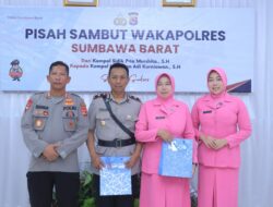 Pisah Sambut Wakapolres Sumbawa Barat, Kompol Sidik Mohon Pamit, Kompol Nyoman Adi Siap Laksanakan Tugas