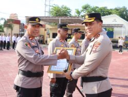 Polres Sumbawa Gelar Upacara Hari Kesadaran Nasional dan Berikan Penghargaan kepada Personel Berprestasi