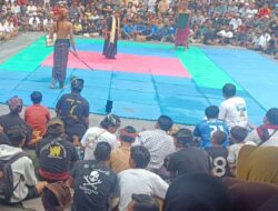 Peresean Meriahkan HUT Lombok Barat ke-67, Penonton Membludak