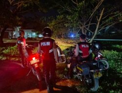 Cegah Gangguan Kamtibmas, Sat Samapta Polres Sumbawa Barat Gelar Patroli Skala Besar
