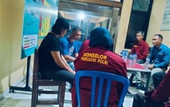 Konselor Polres Bima Kota Beri Pendampingan Psikologis kepada Tersangka UH Alias BADAI NTB