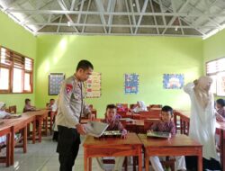 Bhabinkamtibmas Polsek Asakota Pantau Pendistribusian Makanan Bergizi Tahap Pertama di Dua Sekolah