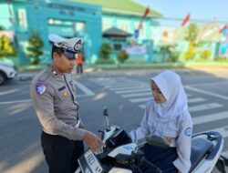 Sat Lantas Polres Bima Kota Laksanakan Kegiatan Rawan Pagi/Strong Point untuk Lancarkan Arus Lalu Lintas