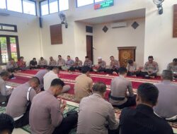 Polres Bima Kota Gelar Binrohtal Rutin, Perkuat Kebersamaan dan Profesionalisme Personel