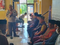 Polsek Alas Barat Gelar Doa Bersama Dengan Tokoh Agama Dan Masyarakat