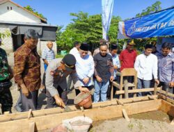 Kasat Binmas Hadiri Launching Program Jumat Berkah Bedah Rumah di Desa Rempek