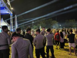Patroli KRYD Amankan Malam Puncak Festival Rimpu Mantika 2025 di Kota Bima