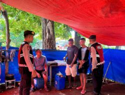 Gelar Patroli KRYD, Sat Samapta Polres Bima Cegah Potensi Guankamtibmas dan Sosialisasi Call Center 110