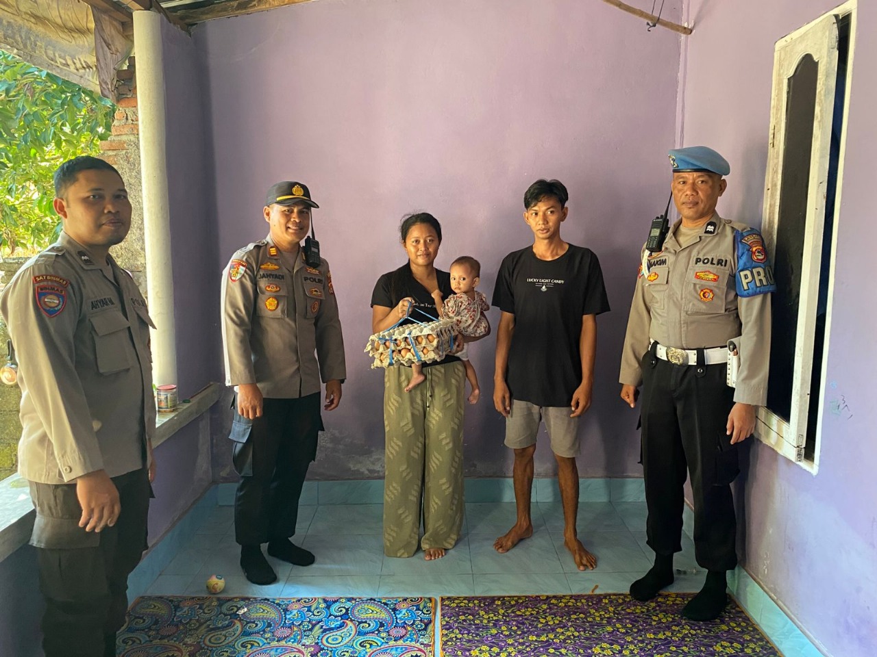 108 Kali Aksi, Polsek Kediri Tekun Perangi Stunting di Lombok Barat (1)