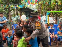 Sinergi Polri dan Warga Dukung Taman Bermain Ramah Anak di Lombok Barat