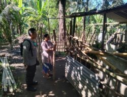 Bhabinkamtibmas Batulayar Barat Ajak Warga Manfaatkan Pekarangan untuk Ketahanan Pangan