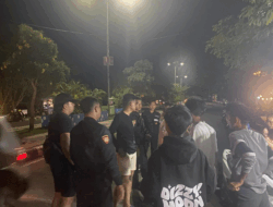 Patroli Sat Samapta Polres Sumbawa Bubarkan Dugaan Aksi Tawuran Remaja di Samota