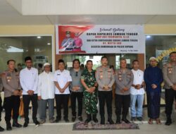 Kapolres Loteng Bersama PJU Laksanakan Kunker Ke Polsek Kopang. ‎