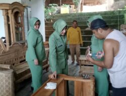 Ibu Indah Piek Budyakto Apresiasi Kerajinan Cukli Khas Mataram